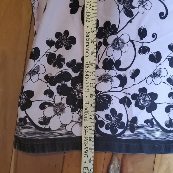 Uniform Advantage Pink Top with Black Floral Print - Picture 8 of 8